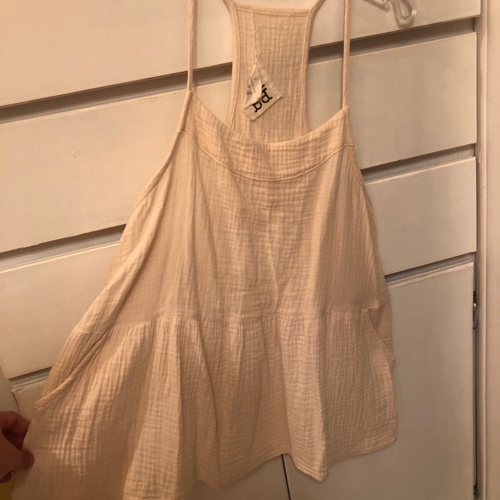 Cream tank top